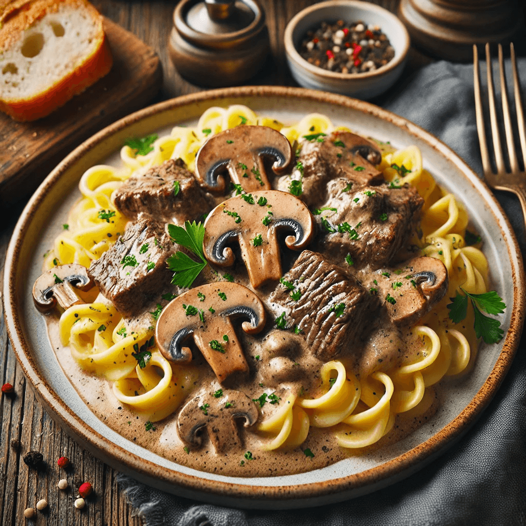 Beef Stroganoff